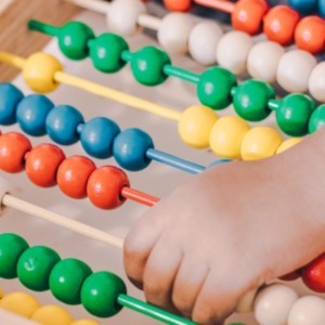 Number play using an abacus