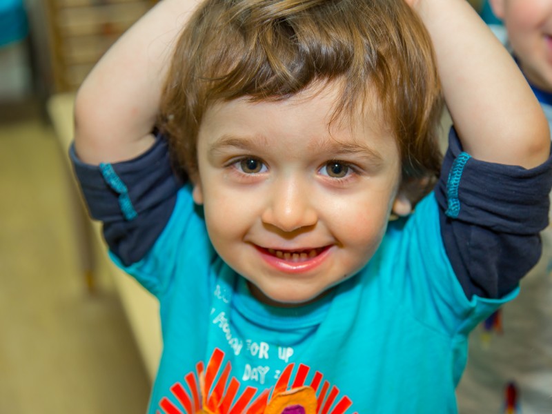 A Boy in the Nursery Room at Angels At Play Nursery in Hoddesdon